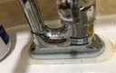 新飞双孔面盆水龙头浴室洗脸盆冷热旋转黄铜洗脸池台盆水龙头 实拍图