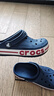 卡骆驰（CROCS）贝雅卡骆班儿童洞洞鞋沙滩鞋男女童包头拖鞋/207018/207019 深蓝色-410 34 (205mm) 实拍图