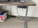 乐歌电动升降电脑桌电竞桌办公桌学习桌家用书桌子E2灰胡桃木色1.4 实拍图