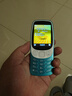 诺基亚（NOKIA）3210 4G 移动联通电信广电全网通 2.4英寸双卡双待 直板按键学生功能机备用手机 蓝色 实拍图