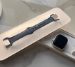 Apple/苹果 Watch Series 10 智能手表GPS款42毫米银色铝金属表壳丹宁色运动型表带M/L MX1K3CH/B 实拍图