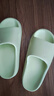 朴西新款夏季拖鞋女EVA外穿防滑室内洗澡防滑百搭不臭脚情侣家用拖 萌芽绿 40-41 实拍图