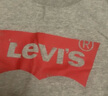 Levi's李维斯情侣美式宽松印花时尚简约舒适潮流纯棉圆领短袖T恤 灰色 002A0-0003 M 实拍图