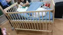 优乐博（ULOP）婴儿床实木拼接床多功能可移动升降宝宝小床带护栏新生儿哄睡摇篮 大床+床围软包+尿布台+棕垫+蚊帐 哄睡神器婴儿摇摇床 实拍图