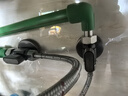 潜水艇（Submarine）大流量角阀 一进二出球阀 全铜主体 三通阀球形阀铜阀芯全开多通 1进2出【枪灰色-两只】4分出水 4分球阀 实拍图