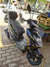 吉浪款迅鹰125踏板车摩托车超级鹰尚领鬼火代步国四电喷款式 节油版国四电喷可上牌  黑色 实拍图