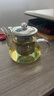 葫仙玻璃泡茶壶耐热耐高温加厚玻璃壶办公家用电陶炉煮茶壶水壶 400ml单壶 实拍图