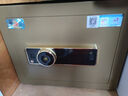 虎牌保险柜家用型指纹密码办公室财务专用保险箱全钢可入墙入衣柜隐形小型文件柜 30型 咖啡金 密码款 实拍图