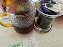 雅集高档玻璃杯锤纹茶屿悠觉杯木盖款泡茶杯办公室茶道喝茶杯450ml 实拍图