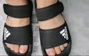 阿迪达斯（adidas）童鞋夏季男童露脚趾凉鞋儿童女童小大童简约休闲运动沙滩鞋GW0344 实拍图