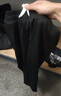 顶峰保罗（Dingfengbaoluo）休闲裤男春夏季宽松运动户外潮牌阔腿重磅直筒长裤子9066黑色L 实拍图