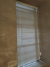 美尔耐免打孔百叶窗帘卧室卫生间浴室厕所防水铝合金厨房升降遮光帘6010 免钉【拉丝】白色 1平方米 实拍图