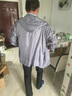 冰丝连帽防晒衣男夏季防紫外线超薄外套时尚百搭薄款防晒服皮肤衣 【凉感高质量跑量款】策9971浅灰 2XL 建议体重130-140斤可穿 实拍图