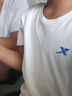 特步（XTEP）儿童童装男女童短T夏季吸湿透气速干薄款凉感百搭运动休闲短袖T恤 珍珠白【9005】 175 cm 实拍图
