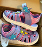 Skechers斯凯奇夏季童鞋女童凉鞋包头护脚透气魔术贴沙滩鞋公主鞋302721L 实拍图