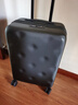 不莱玫万向轮拉链托运箱旅行箱皮箱密码学生大容量行李箱女拉杆箱登机箱 【黑色2026版】 20英寸 约常规21英寸 短途可登机 实拍图