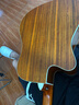 BROOK 布洛克布洛克布鲁克V12 S25吉他单板民谣吉他面单木吉他吉它初学者 41英寸复古色缺角V12G-DCM 哑光 原声款 实拍图