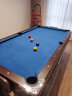 SZX成人标准4合1游戏桌 家庭商用台球乒乓球冰球黑8式室内球厅娱乐桌 7尺4合1-213*111*81cm-棕桌+蓝布 实拍图