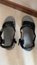 骆驼（CAMEL）凉鞋男士夏季户外沙滩男拖鞋中老年爸爸防滑软底凉鞋 A822162412 黑色 男 45 实拍图