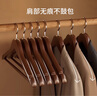 左转角衣架实木衣服架木质衣架挂衣服木制大衣架无痕衣挂西装衣服撑子 实拍图