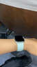 Apple/苹果 Watch Series 10 智能手表GPS+蜂窝款42毫米银色铝金属表壳丹宁色运动型表带S/M MWXJ3CH/B 实拍图