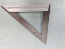得力（deli）刚角尺不锈钢三角尺直角尺测量钢板尺加厚45度钢板尺200mm 实拍图