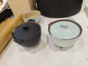 万仟堂（Edenus）茶具高档 陶瓷茶具快客杯便携旅行一壶2杯旅行茶具称心如意黑铁釉 实拍图