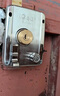 iGear老式门锁B级防盗外装门304不锈钢木门铁加厚锁体室内门锁拉丝左开 实拍图