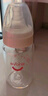 爱得利（evorie）奶瓶 新生儿奶瓶 标准口径玻璃奶瓶120ml (自带0-3个月S码圆孔) 实拍图