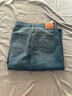 Levi's李维斯夏季女士直筒开衩显高水洗美式休闲蓝色牛仔半裙通勤百搭 蓝色 XL (28) 实拍图