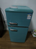 志高复古小冰箱迷你小型双门家用 冷藏冷冻两用节能轻音电冰箱 欧式现代家装网红颜值款化妆品茶叶 118升双门复古蓝【上冷冻下冷藏】 实拍图