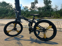 Jeep 吉普山地自行车男女学生成人双减震碟刹越野折叠变速山地-战神 战神-一体轮-炫酷黑 26寸（适合身高1.6~1.80m） 27速顶配版 实拍图