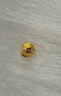 御邪定价足金999蹦迪珠黄金2MM散珠硬金爆闪DIY手串散金子 2mm蹦迪珠：约0.03g（预售） 实拍图