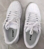 特步女鞋板鞋秋冬时尚运动鞋潮流绑带休闲鞋情侣款小白鞋 白 40 实拍图