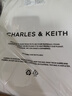 CHARLES&KEITH三角扣新月包腋下包单肩包包女包女友生日礼物CK2-50271205 Noir黑色 S 实拍图
