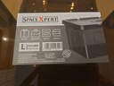 SPACEXPERT 衣物收纳箱塑料整理箱50L透茶色 1个装 带提手 实拍图
