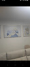 猫九酱奶油风客厅装饰画福鹿三联画高级感壁画大气沙发背景墙挂画 实拍图