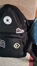 Converse匡威书包新款双肩包学生初中男女童背包休闲书包 正黑色 M【30*11.5*44cm 约15L】 实拍图