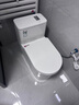 JJO德国家用马桶8.0大口径大冲力座便器防堵速冲虹吸坐便器抽水马桶 创新款纯白-防溅水-强劲海漩冲刷 350坑距【管中离墙350mm-395mm】 实拍图