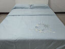 富安娜家纺 60支长绒棉床上四件套纯棉100%纯棉简约酒店床品床单被套 【60支长绒棉贡缎】凌云 1.5m床 床单款 （被套203*229cm） 实拍图