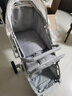 贝舒驰（BETSOCCI）婴儿推车可坐可躺双向超轻便携折叠简易四轮手推车新生儿童婴儿车 白金.银管-双向推行-可坐躺 实拍图