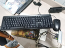 联想（Lenovo）KM210键盘鼠标套装 有线键鼠套装 全尺寸商务办公  笔记本电脑键盘台式机一体机 黑色 实拍图