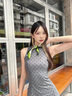 CRANTA KOMEIA官网真丝丝巾女2025新款桑蚕丝小方巾领巾围脖妈妈生日礼物送老婆 米色 高级感ck风送老婆女朋友实用高档 实拍图