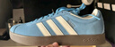 adidas T头鞋 VL COURT复古板鞋德训鞋男女阿迪达斯轻运动   蓝色/亮白/树脂黄(推荐女生选小半码)   37 实拍图