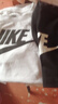 NIKE 3BRAND耐克男女童纯棉短袖T恤+短裤2件套装夏季新款儿童短袖套装 正黑色 130 /64 【建议身高116-122cm】 实拍图
