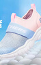 Skechers斯凯奇夏季中大童柔软网面休闲鞋女孩儿童透气清爽一脚蹬303200L 实拍图