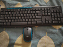 罗技（Logitech）MK275 键鼠套装 无线键鼠套装 办公键鼠套装 全尺寸 商务键鼠套装 带无线2.4G接收器 黑蓝色 实拍图