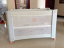 ABCMOKOO赫特婴儿床新生儿折叠拼接大床可移动bb宝宝床-莫兰迪白+宫廷蚊帐 实拍图
