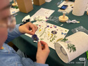 转悠DIY创意手工小夜灯制作材料包三八节手工压花台灯diy材料包儿童团建创意干花小夜灯押花永生花 【豪华凤尾】压花灯+全套工具材料包 实拍图