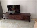 广朝新中式 花梨木电视柜实木客厅 现代简约客厅电视影视柜出口转内销 乌金色 2米电视柜 实拍图